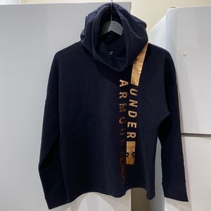 Womens Medium Under Armour Black Short Hoodie